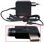 Transf. Compativel  HP 20V 2.25A  15V 3A  12V 3.75A  10V 3.75A  9V 3A  5V 3A 45W Type C